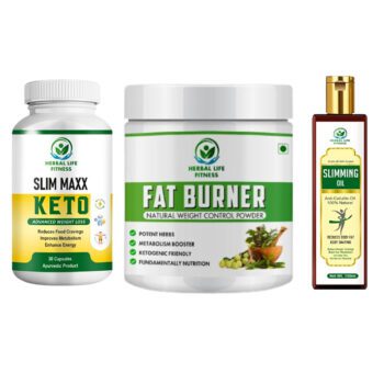 Slim Maxx Keto + Fat Burner Combo + Slimming Oil